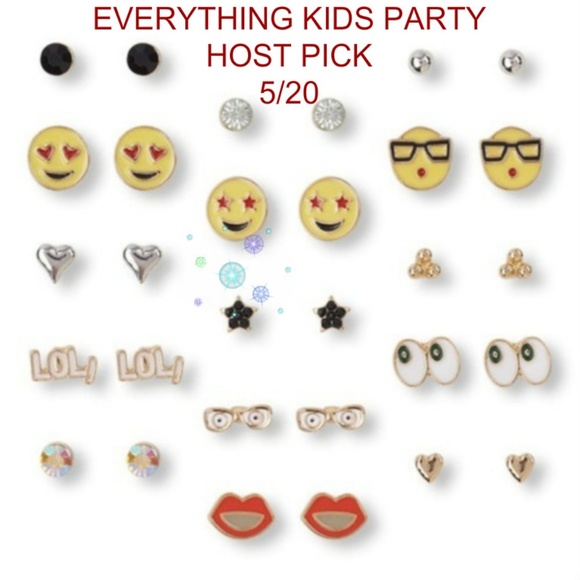 The Children's Place Other - HOST PICKNWT  15 Pair EMOJI Earrings